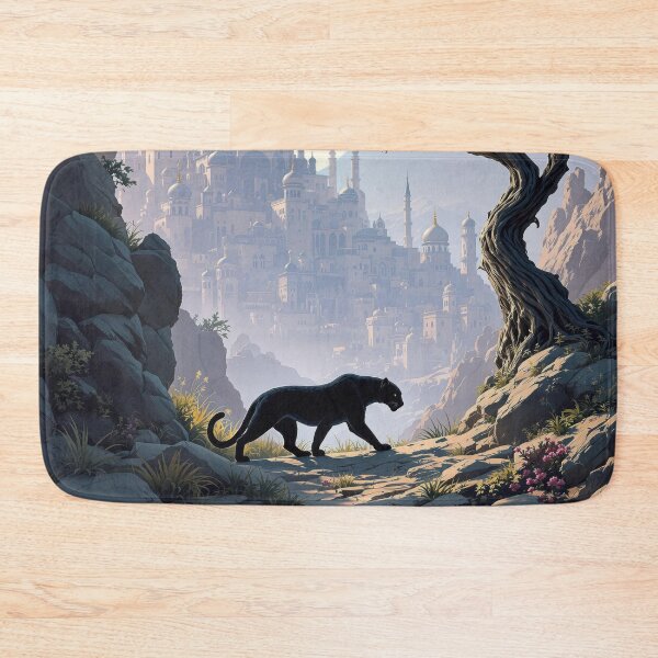 Item preview, Leopard in Silhouette designed and sold by HabitableMoons.