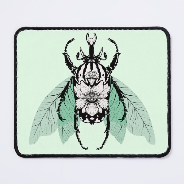 Item preview, Green spring flower beetle designed and sold by Luckagrafika.