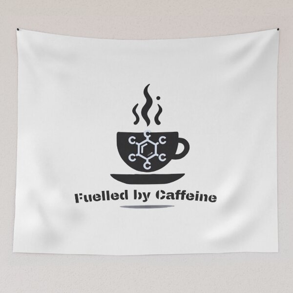 Item preview, Fuelled by Caffeine – Coffee & Chemistry Design designed and sold by Eurem Art.