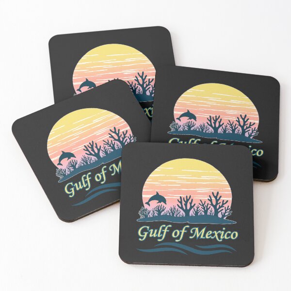 Item preview, Gulf Of Mexico: Tropical Sunset Marine Life  Ocean Nature Art designed and sold by elynne9.