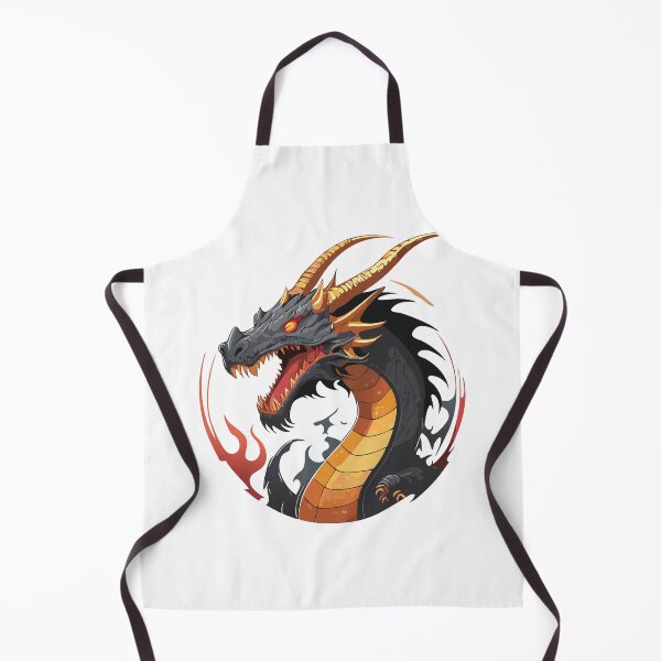 Item preview, A battle-scarred dragon with massive horns, dark red scales, and molten lava cracks running through its body, roaring T-shirt, Sticker designed and sold by Little KAIJU.