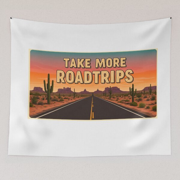 Item preview, Take more roadtrips- desert road designed and sold by FitEnvy.