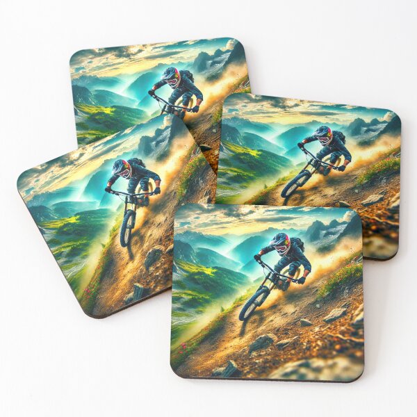 Item preview, Epic Mountain Trail – Rider Smashing Berms at Altitude designed and sold by GrizzlyCollective.