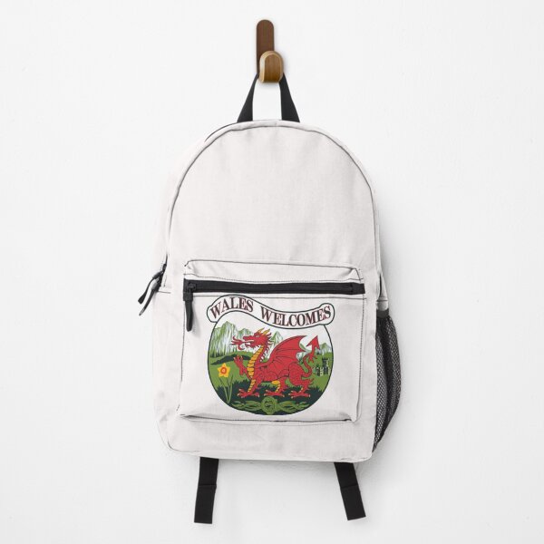 Item preview, Wales Welcomes Flag Map Dragon, Cardiff, Conwy  designed and sold by AnimalsDH305.