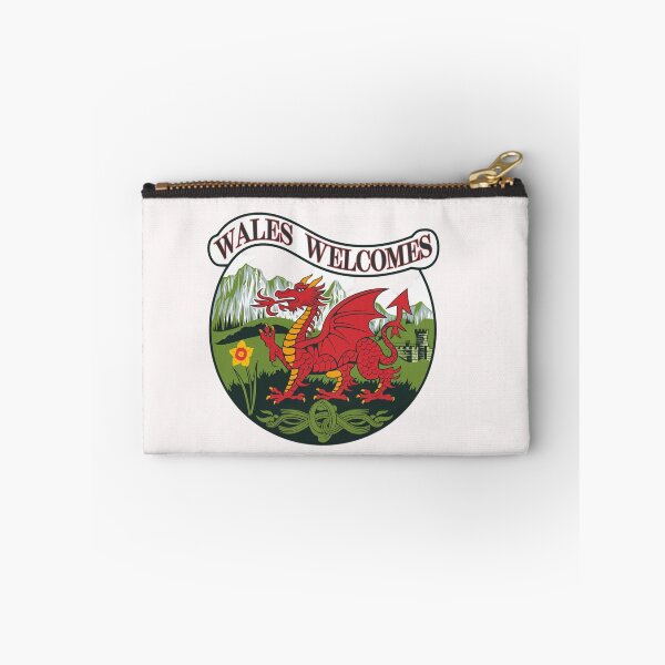 Item preview, Wales Welcomes Flag Map Dragon, Cardiff, Conwy  designed and sold by AnimalsDH305.