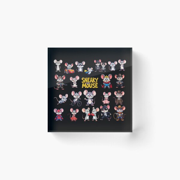 Item preview, Sneaky Mouse Collection - Mouse Squad designed and sold by SteadyRolling.