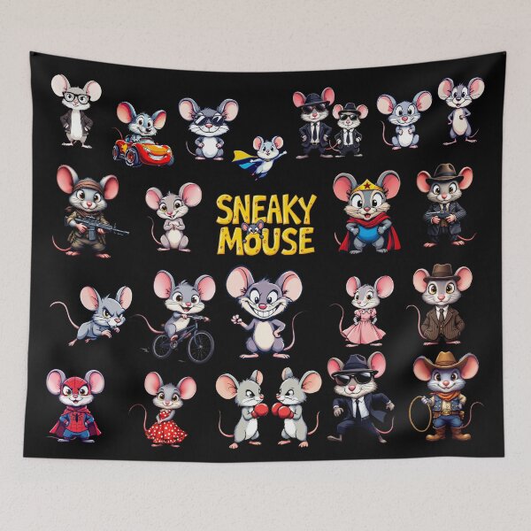 Item preview, Sneaky Mouse Collection - Mouse Squad designed and sold by SteadyRolling.