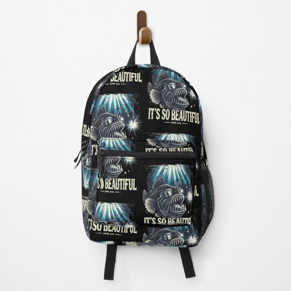 Item preview, Anglerfish Found The Light Deep Sea Graphic Ocean designed and sold by FantasyFablesC.