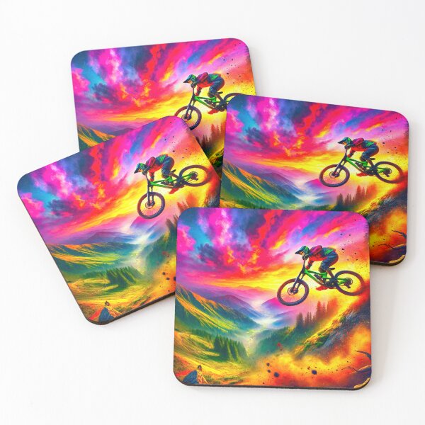 Item preview, Pink MTB Brilliance – Shredding Berms in Style designed and sold by GrizzlyCollective.