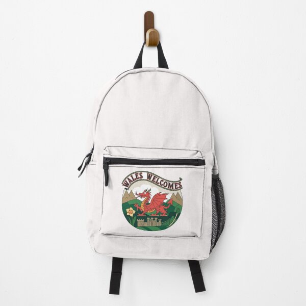 Item preview,  Wales Welcomes Flag Map Dragon, Cardiff, Conwy  designed and sold by AnimalsDH305.