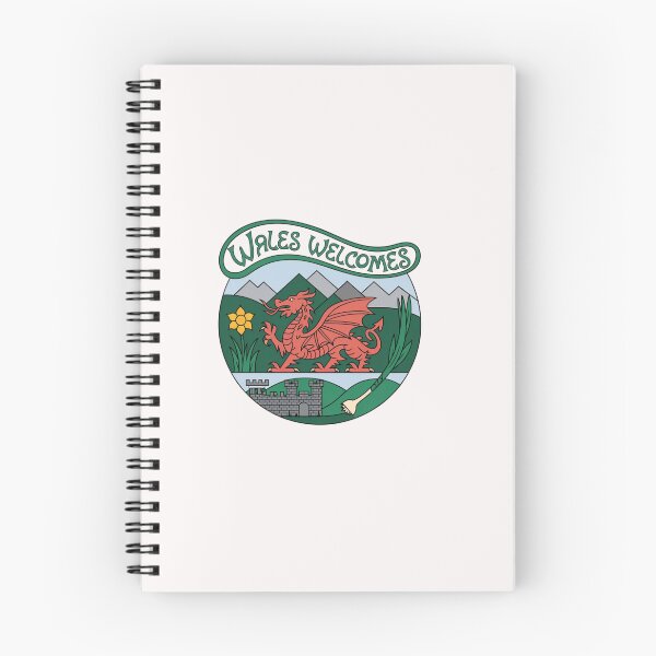 Item preview, Wales Welcomes Flag Map Dragon, Cardiff, Conwy  designed and sold by AnimalsDH305.