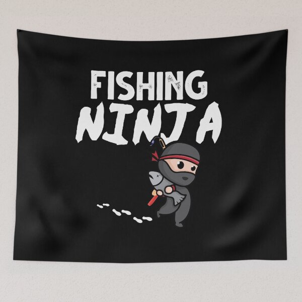 Item preview, Fishing Fisherman Ninja Cute Fish Lover Boys Girls designed and sold by Dressed For  Duty.