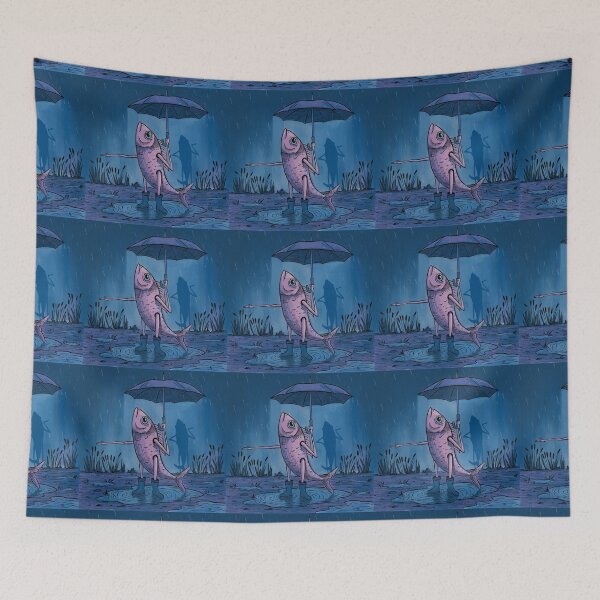 Item preview, Mr. Fish in love designed and sold by Luckagrafika.