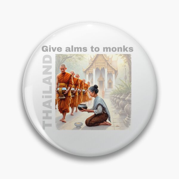 Item preview, Give alms to monk designed and sold by arokya53.