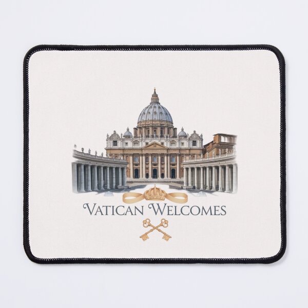 Item preview, Vatican Welcomes Flag Map St. Peter's Basilica, St. Peter's designed and sold by AnimalsDH305.