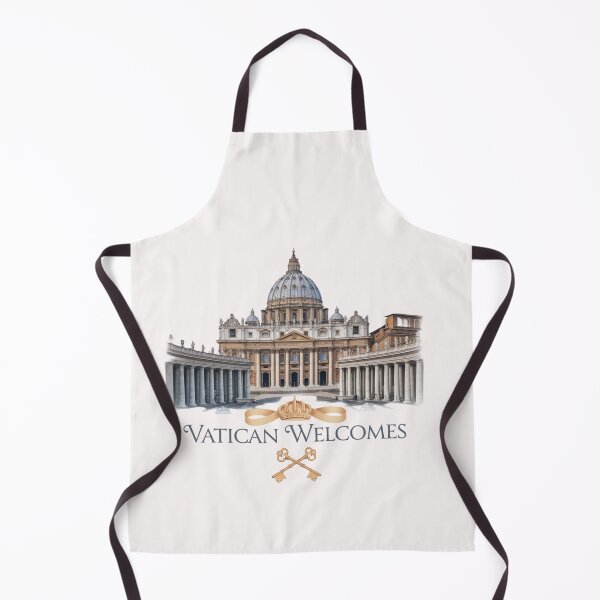 Item preview, Vatican Welcomes Flag Map St. Peter's Basilica, St. Peter's designed and sold by AnimalsDH305.