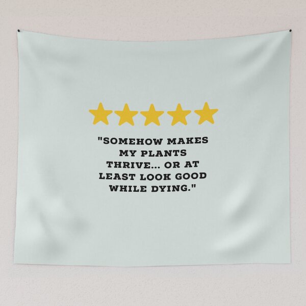 Item preview, Plant Parents/Plant Lovers Reviews Funny 5 Star Review #5 designed and sold by Jollys-ArtShop.