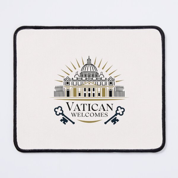 Item preview, Vatican Welcomes Flag Map St. Peter's Basilica, St. Peter's designed and sold by AnimalsDH305.