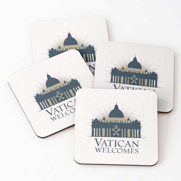 Item preview, Vatican Welcomes Flag Map St. Peter's Basilica, St. Peter's designed and sold by AnimalsDH305.