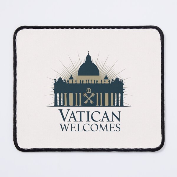 Item preview, Vatican Welcomes Flag Map St. Peter's Basilica, St. Peter's designed and sold by AnimalsDH305.
