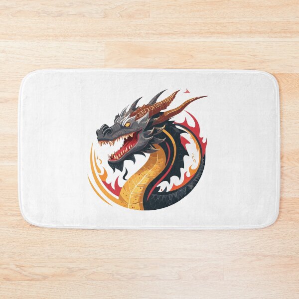 Item preview, A battle-scarred fire dragon with massive horns, deep crimson and blackened scales, and glowing molten cracks pulsing with fiery energy running through its body, roaring fiercely T-shirt, Sticker designed and sold by Little KAIJU.