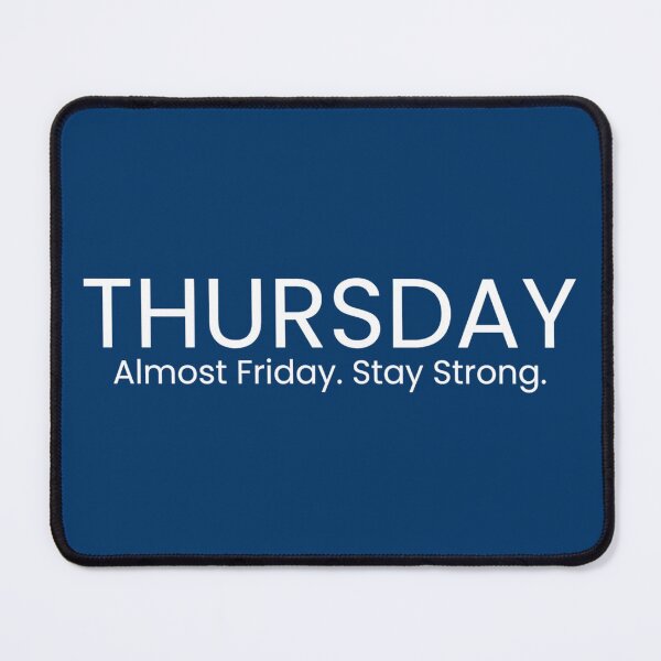 Item preview, Almost Friday Stay Strong – Funny Minimalist Motivation designed and sold by StickPlaza.