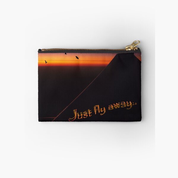 Item preview, Airplane wing, sunset birds high flying sky designed and sold by JonDelorme.