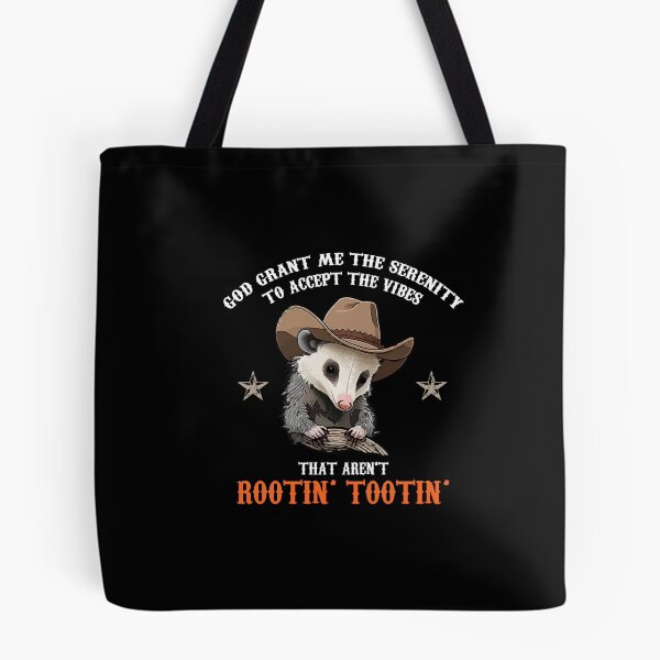 Item preview, Accept The Vibes That Aren't Rootin' Tootin' Funny Opossum designed and sold by Dressed For  Duty.