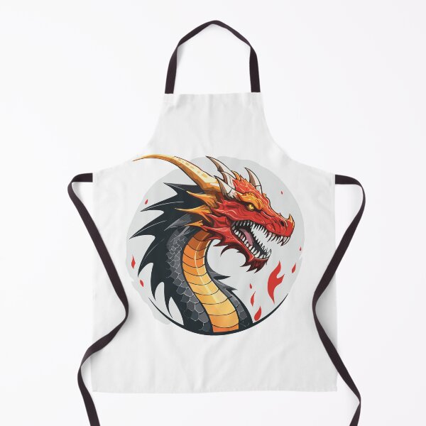 Item preview, A battle-scarred fire dragon with massive horns, deep crimson and blackened scales, and glowing molten cracks pulsing with fiery energy running through its body, roaring fiercely T-shirt, Sticker designed and sold by Little KAIJU.