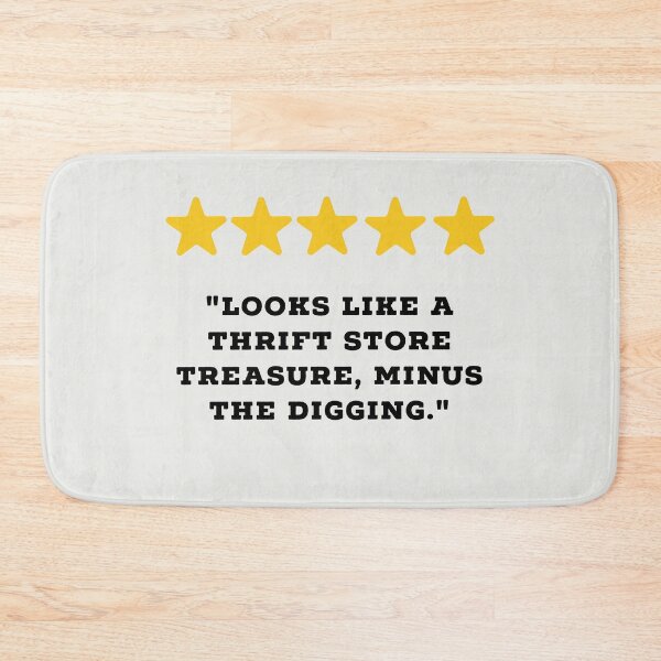 Item preview, Thrift Shoppers / Vintage Hunters Reviews Funny 5 Star Review #1 designed and sold by Jollys-ArtShop.