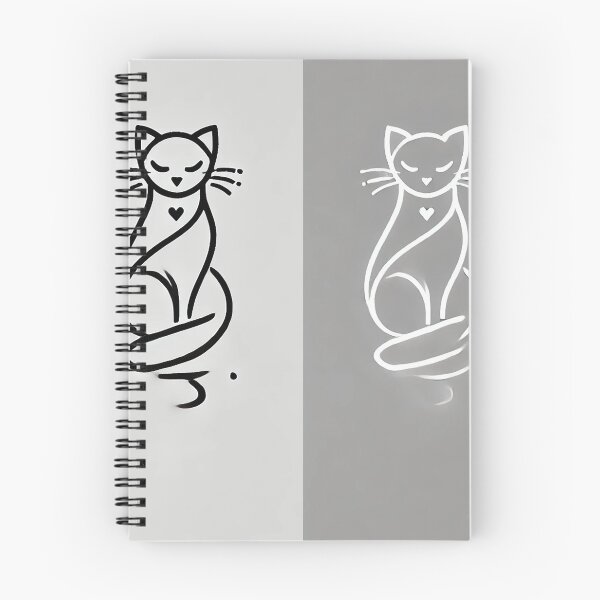 Item preview, minimalist cat designed and sold by A Light Worker.