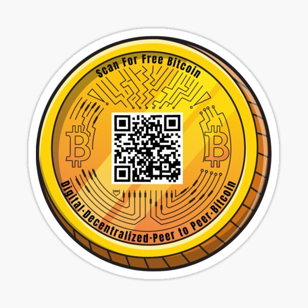 Aperçu de l'œuvre Bitcoin numérique gratuit créée et vendue par QWIK-T-MART.