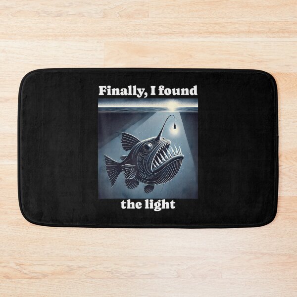 Item preview, Funny Anglerfish Found The Light Angler Fish designed and sold by FantasyFablesC.