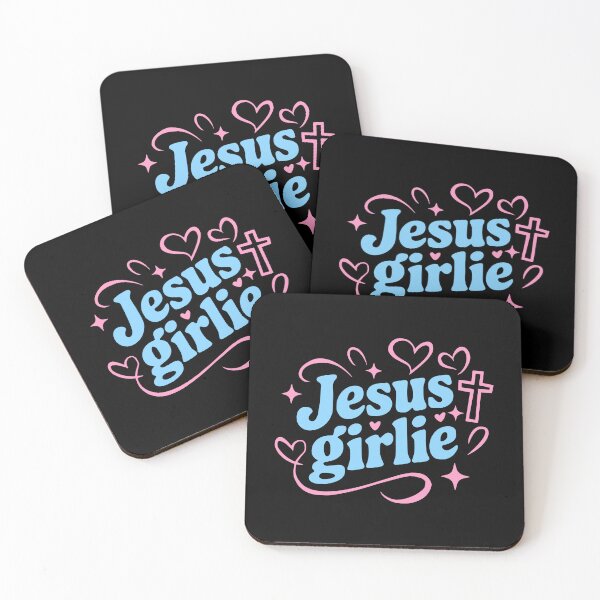 Item preview, Jesus Girlie! Pink And Blue Christian Girl designed and sold by PMCreative.
