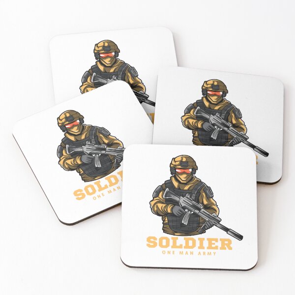 Item preview, Soldier - One Man Army designed and sold by Naquo.