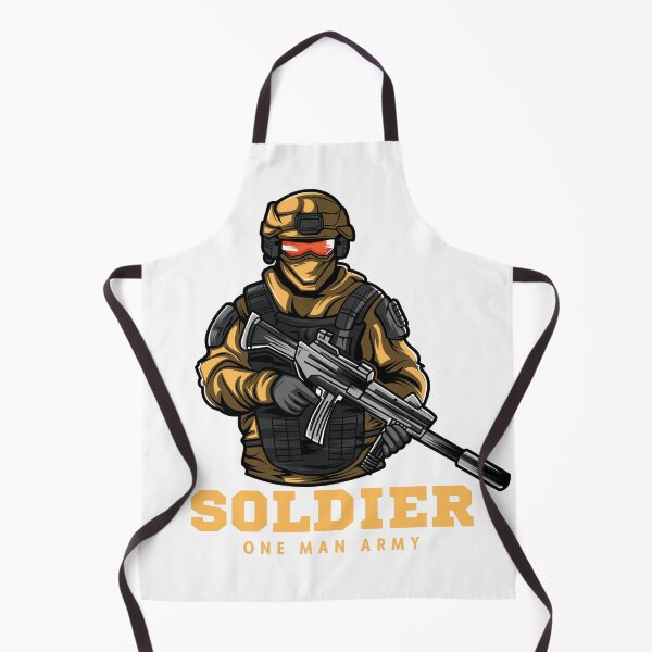 Item preview, Soldier - One Man Army designed and sold by Naquo.