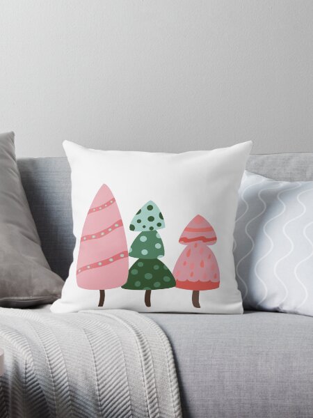 Item preview, Cute Christmas Trees designed and sold by Shell Doodles Art.