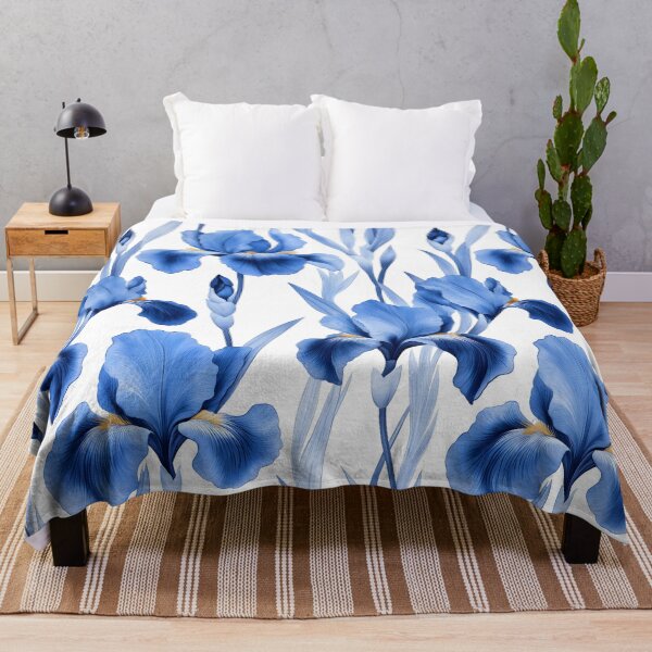 Item preview, Whispers of Blue Irises designed and sold by Ramona-Gliga.