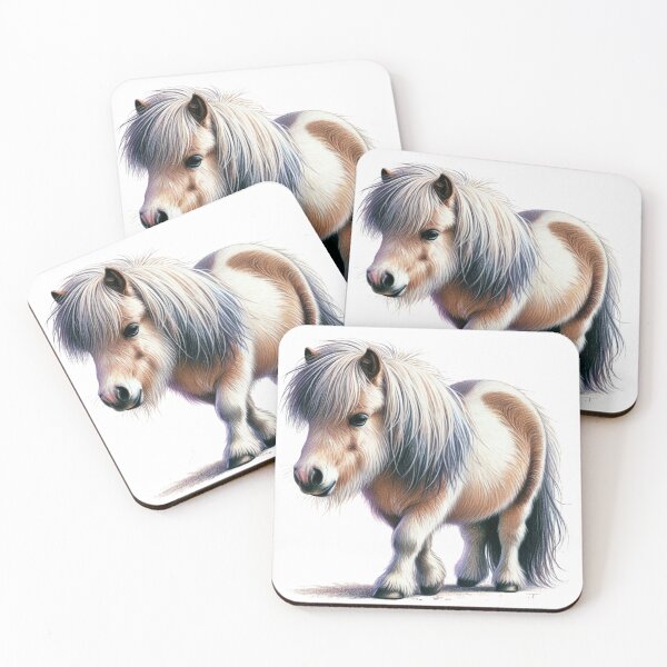 Item preview, Shetland Pony Colored Pencil Sketch Portrait designed and sold by MaedK.