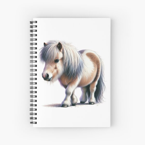 Aperçu de l'œuvre Portrait de poney Shetland au crayon de couleur créée et vendue par MaedK.