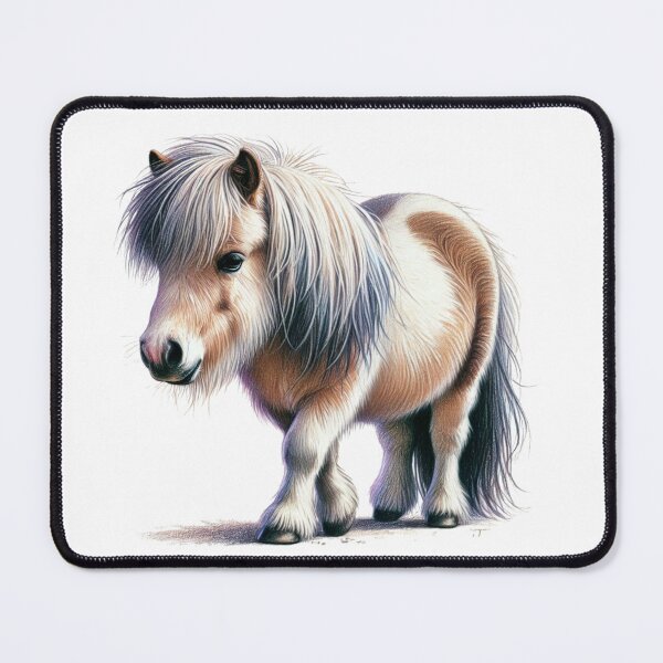 Item preview, Shetland Pony Colored Pencil Sketch Portrait designed and sold by MaedK.