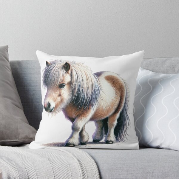 Item preview, Shetland Pony Colored Pencil Sketch Portrait designed and sold by MaedK.