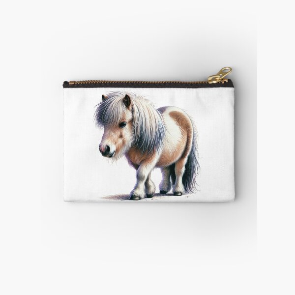 Aperçu de l'œuvre Portrait de poney Shetland au crayon de couleur créée et vendue par MaedK.