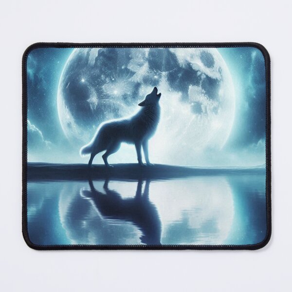 Item preview, Wolf and Moon  designed and sold by martinspixs.