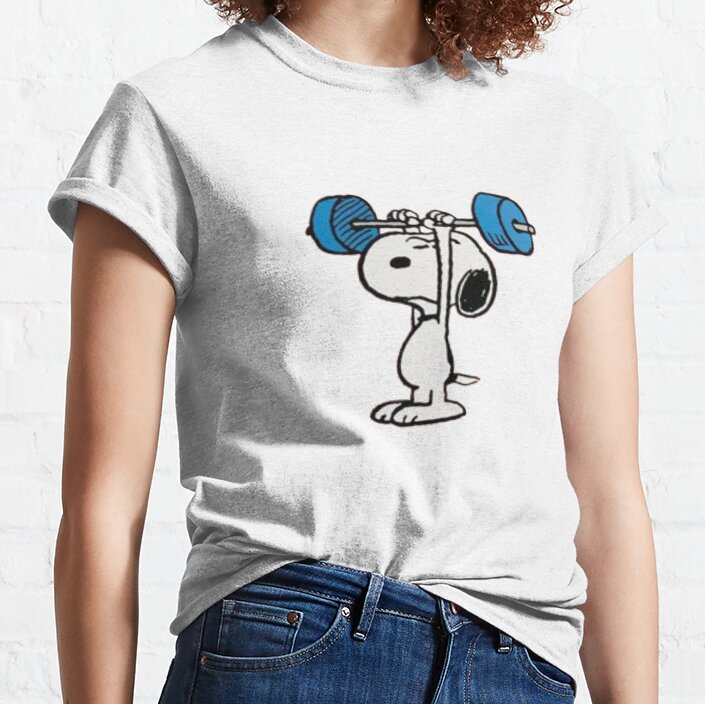 Gym Snoopy Classic T-Shirt New Fashion