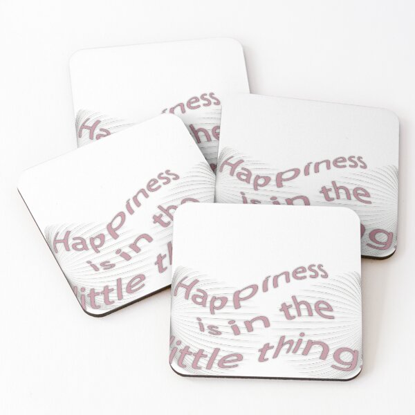Item preview, happiness is in the little things designed and sold by NB-Artmagic.