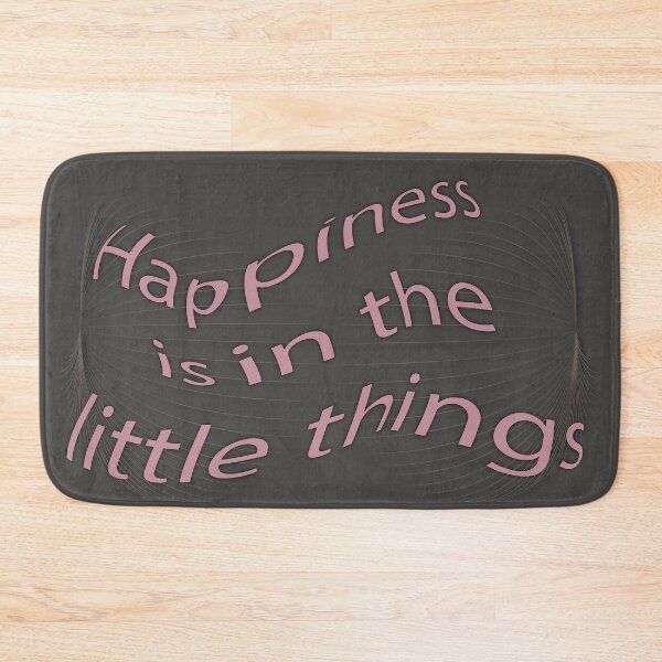 Item preview, happiness is in the little things designed and sold by NB-Artmagic.