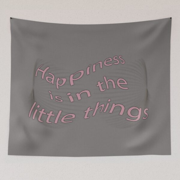 Item preview, happiness is in the little things designed and sold by NB-Artmagic.