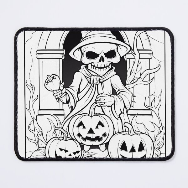 Item preview, Halloween #26 Coloring Page Pattern designed and sold by DavidColoring.