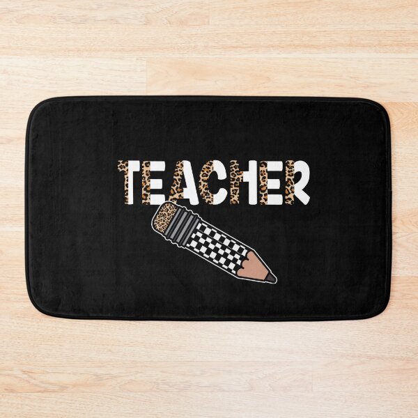 Item preview, Retro Checkered Teacher Leopard Pencil Back To School designed and sold by Dressed For  Duty.